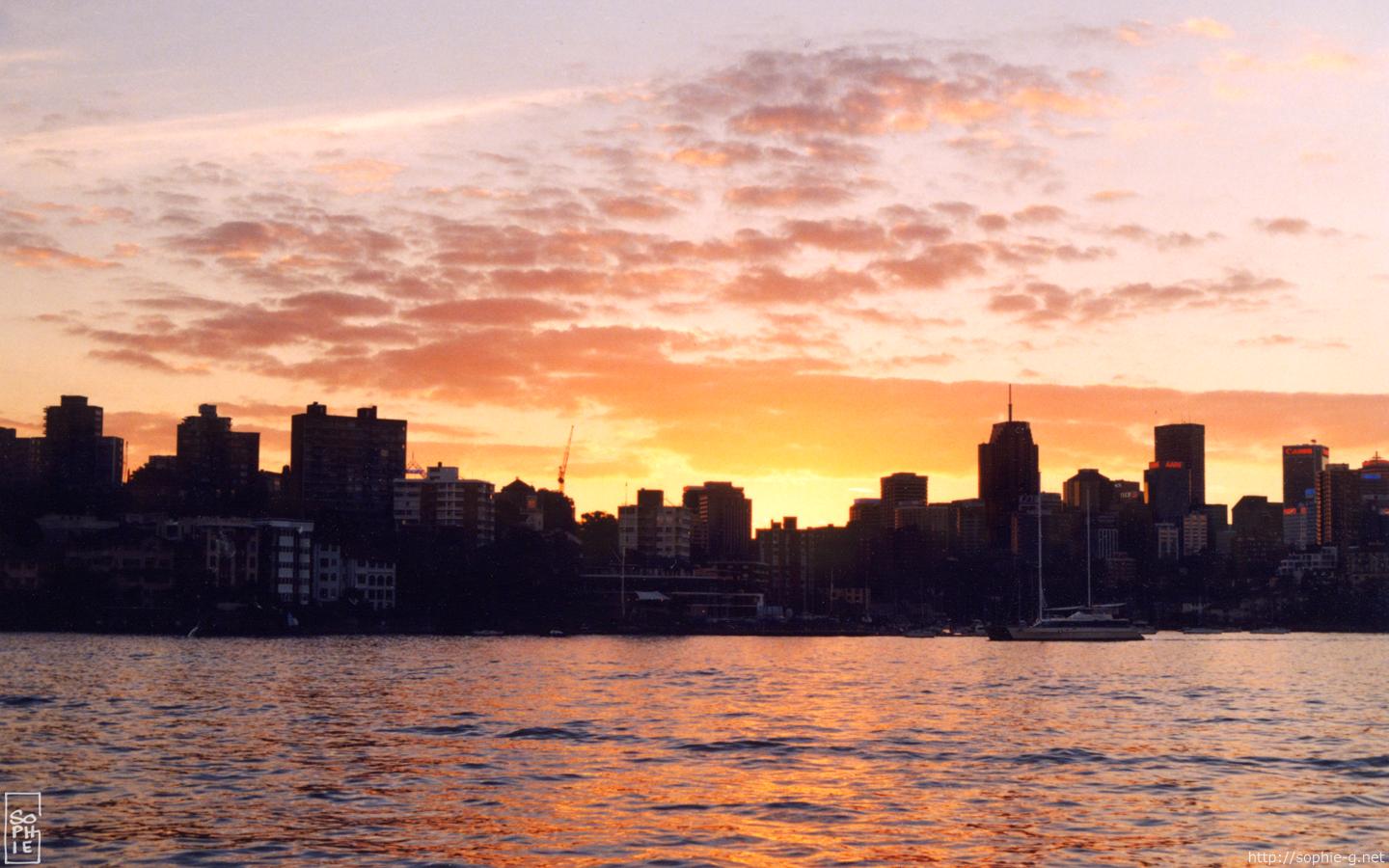 Sunset & skyline - Coucher de soleil & bâtiments - 1440 * 900