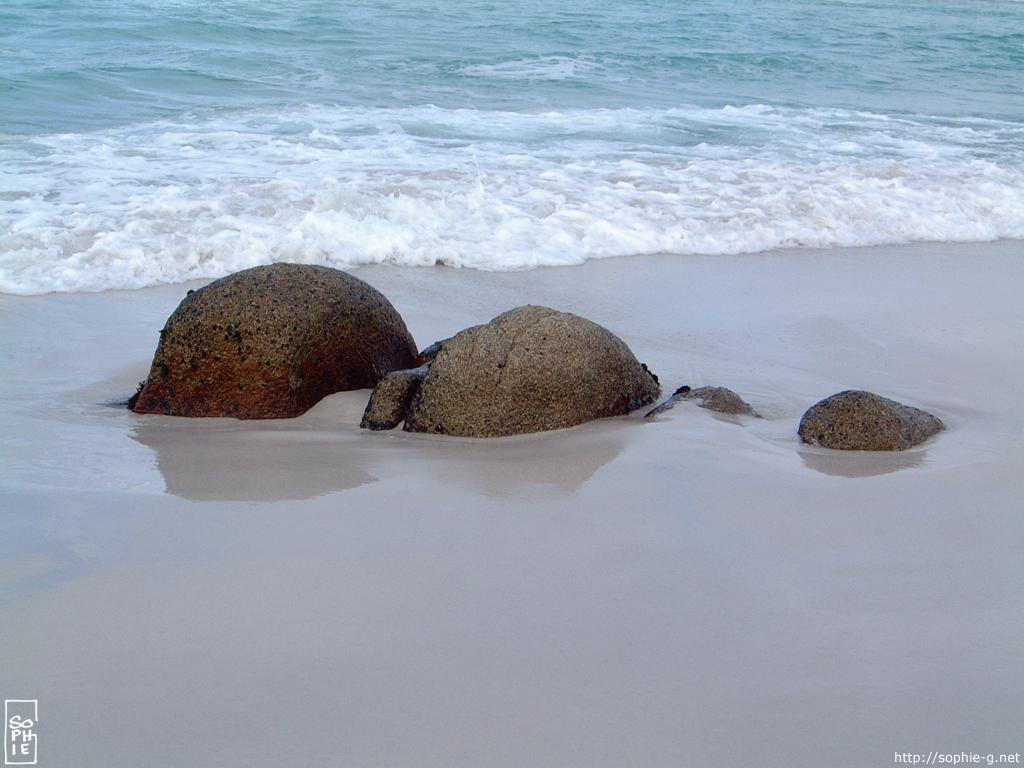 Friendly Beaches boulders - Rochers de Friendly Beaches\ - 1024 * 768