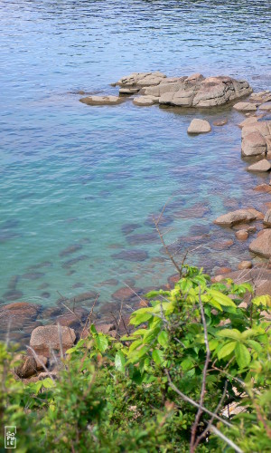 Rocks in clear water - Rochers dans l’eau claire