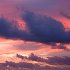 Red and violet sunset