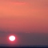 Sun on the horizon