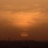 Haze sunset