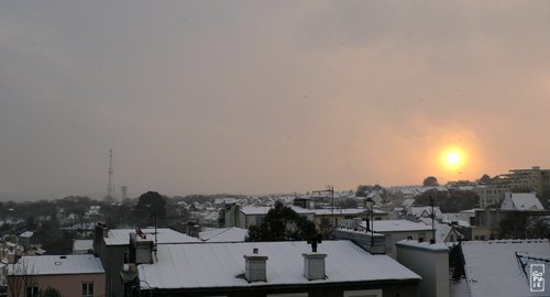 Winter sunset - Coucher de soleil d’hiver