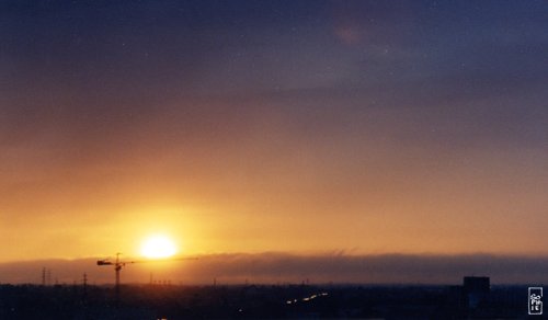 Yellow sunet - Coucher de soleil jaune